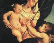 雅格布巴萨诺 - Madonna And Child With Saint John The Baptist